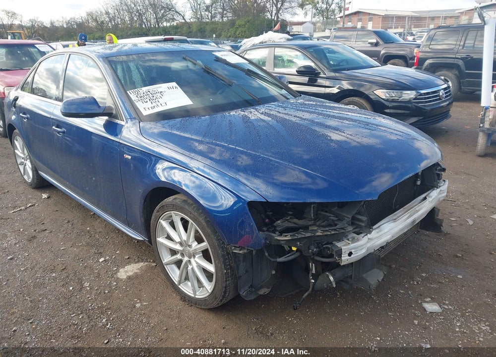2016 AUDI A4 2.0T PREMIUM VIN: WAUAFAFL1GN005857