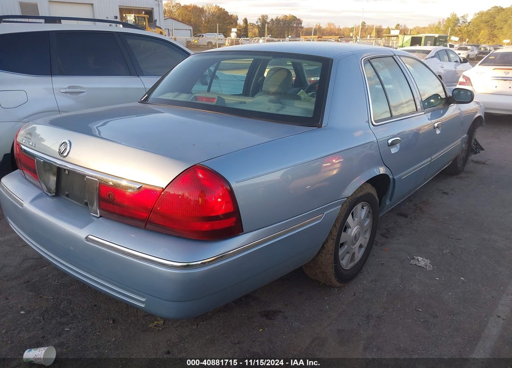 2004 MERCURY GRAND MARQUIS LS VIN: 2MEHM75W04X621273