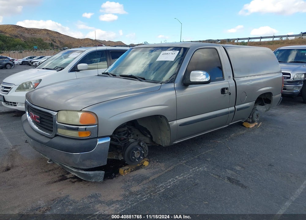 2001 GMC SIERRA 1500 SL VIN: 1GTEC14W71Z201666