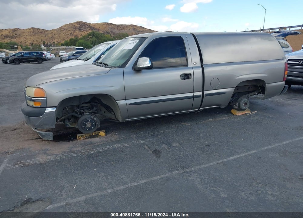 2001 GMC SIERRA 1500 SL VIN: 1GTEC14W71Z201666