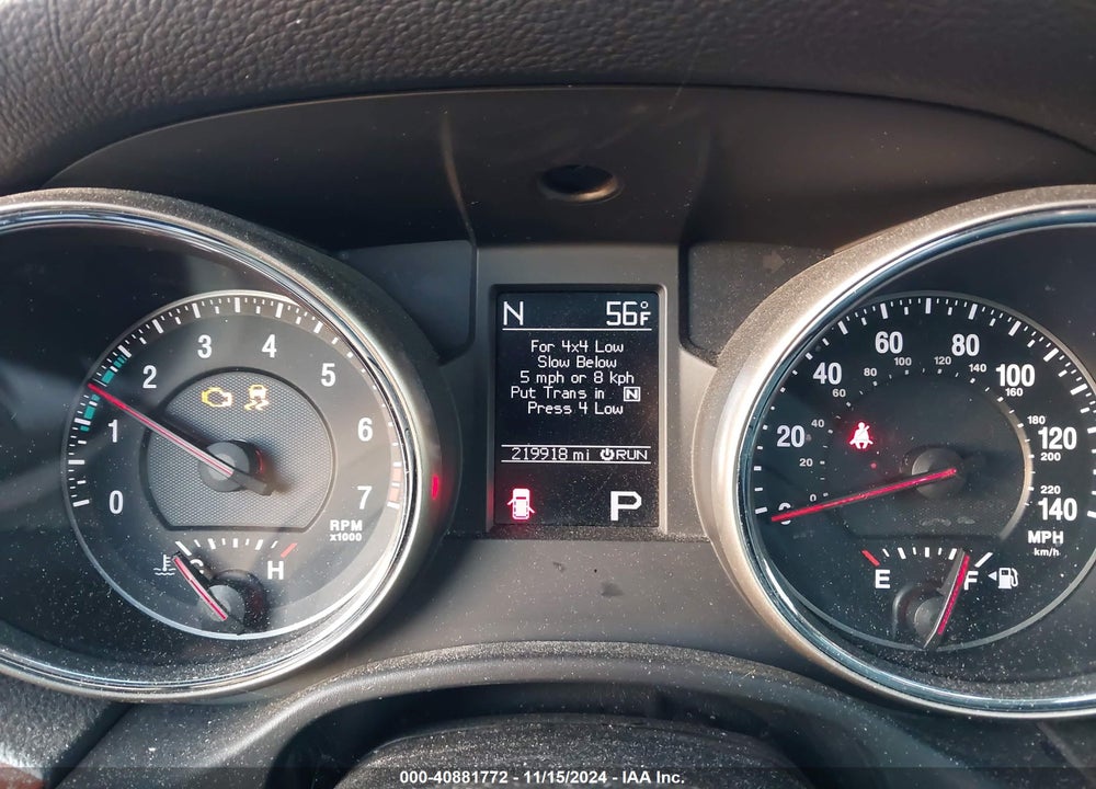 2013 JEEP GRAND CHEROKEE LIMITED VIN: 1C4RJFBG0DC649402