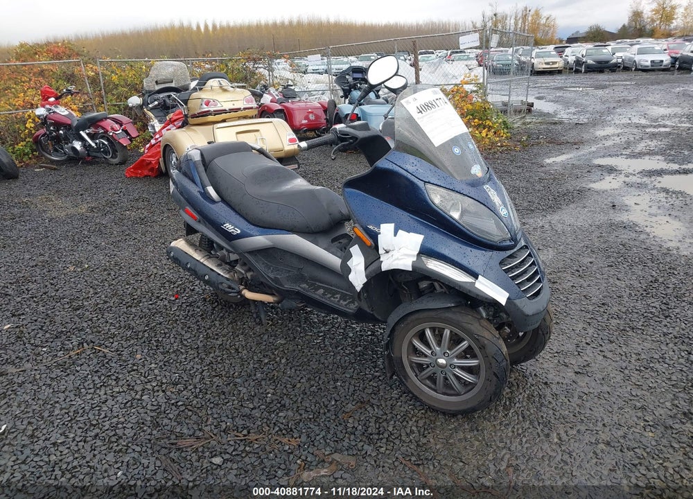 2008 PIAGGIO MP3 400 VIN: ZAPM590T885000035