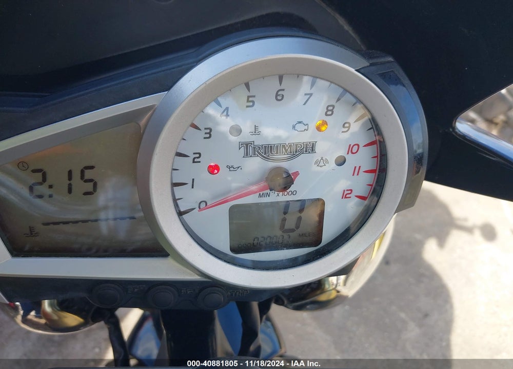2006 TRIUMPH MOTORCYCLE SPEED TRIPLE VIN: SMT500PK56J252862