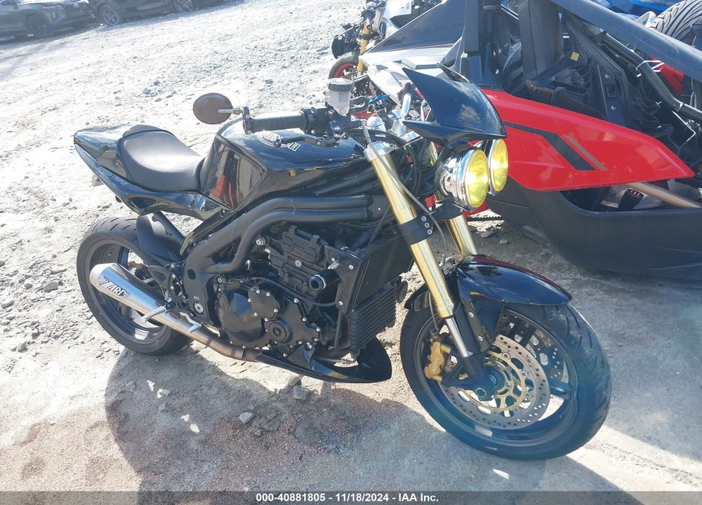 2006 TRIUMPH MOTORCYCLE SPEED TRIPLE VIN: SMT500PK56J252862