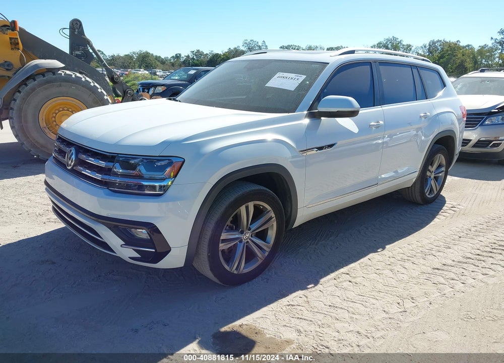 2019 VOLKSWAGEN ATLAS 3.6L V6 SE W/TECHNOLOGY R-LINE VIN: 1V2YR2CA2KC502839