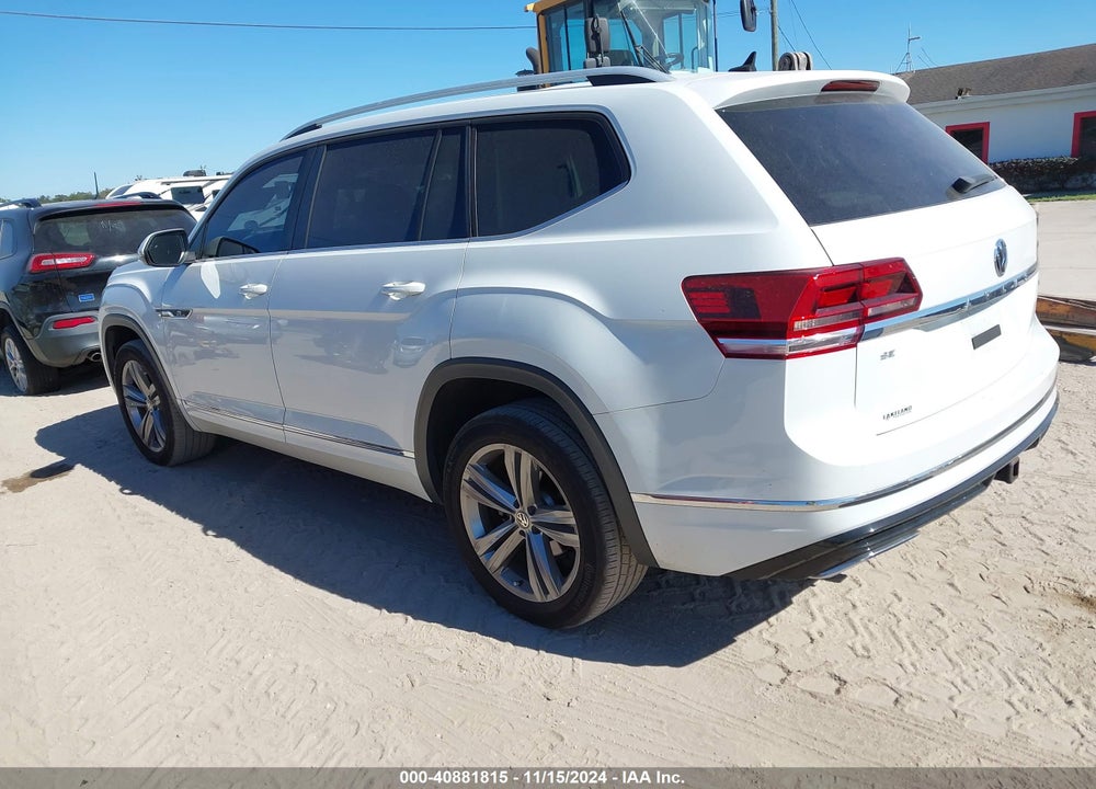 2019 VOLKSWAGEN ATLAS 3.6L V6 SE W/TECHNOLOGY R-LINE VIN: 1V2YR2CA2KC502839