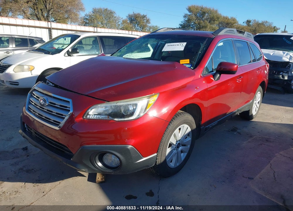 2015 SUBARU OUTBACK 2.5I PREMIUM VIN: 4S4BSBCC1F3256963