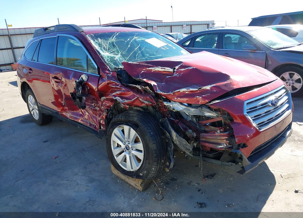 2015 SUBARU OUTBACK 2.5I PREMIUM VIN: 4S4BSBCC1F3256963