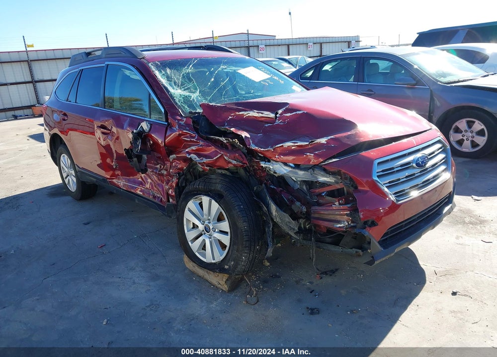 2015 SUBARU OUTBACK 2.5I PREMIUM VIN: 4S4BSBCC1F3256963