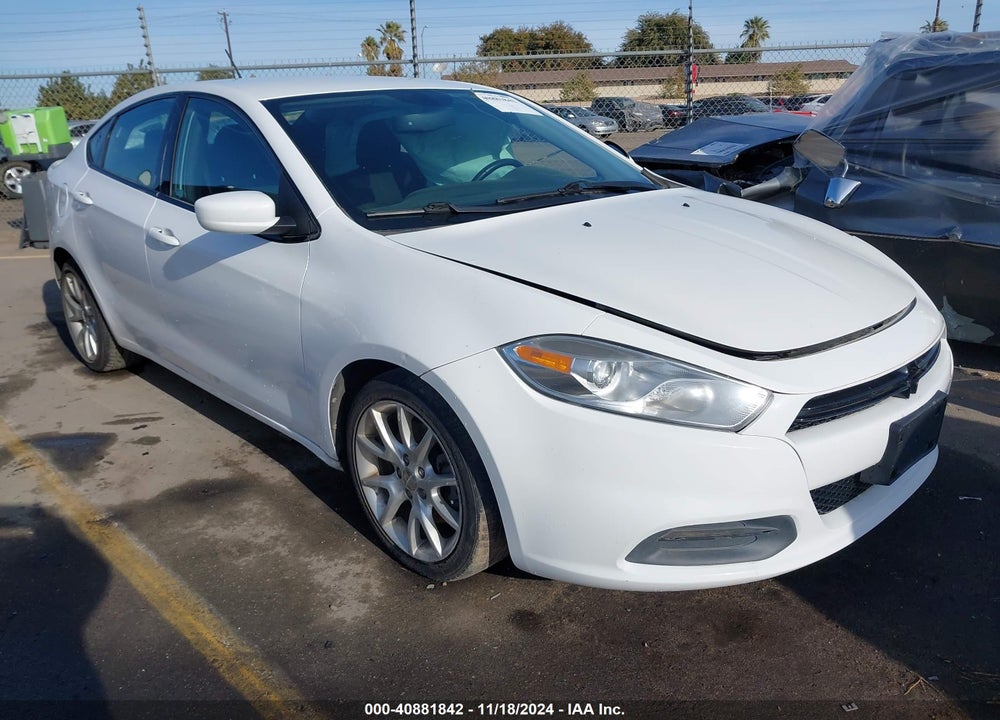 2013 DODGE DART SXT VIN: 1C3CDFBA6DD209000