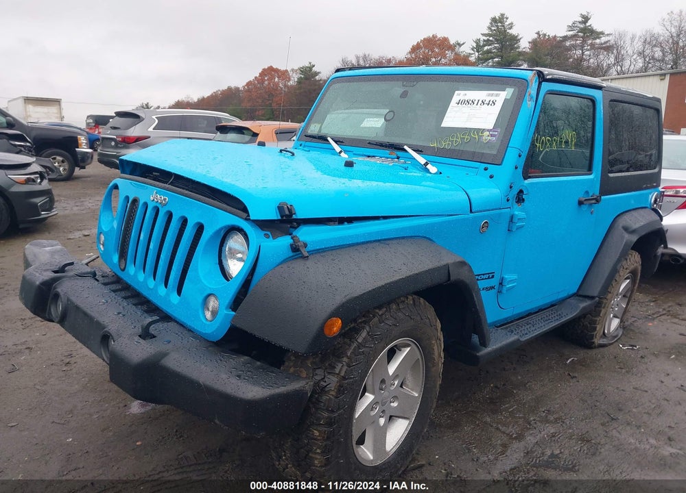 2018 JEEP WRANGLER JK SPORT S 4X4 VIN: 1C4AJWAG4JL813244