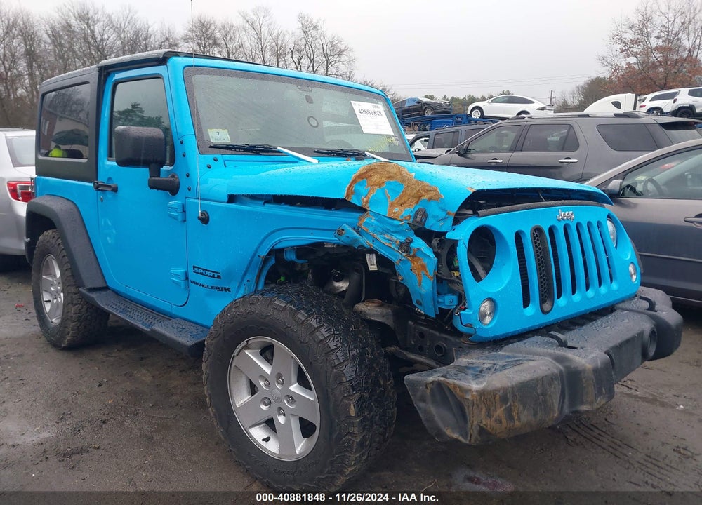 2018 JEEP WRANGLER JK SPORT S 4X4 VIN: 1C4AJWAG4JL813244
