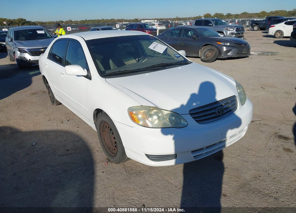 2003 TOYOTA COROLLA LE VIN: JTDBR32E630023117