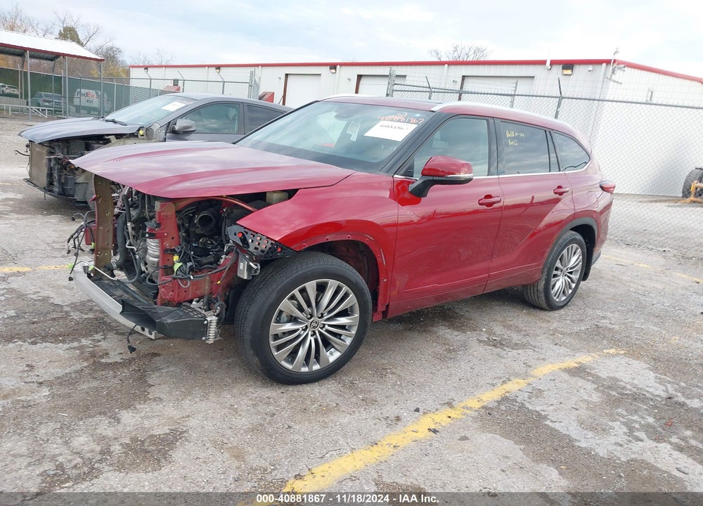 2021 TOYOTA HIGHLANDER PLATINUM VIN: 5TDFZRBH1MS093332