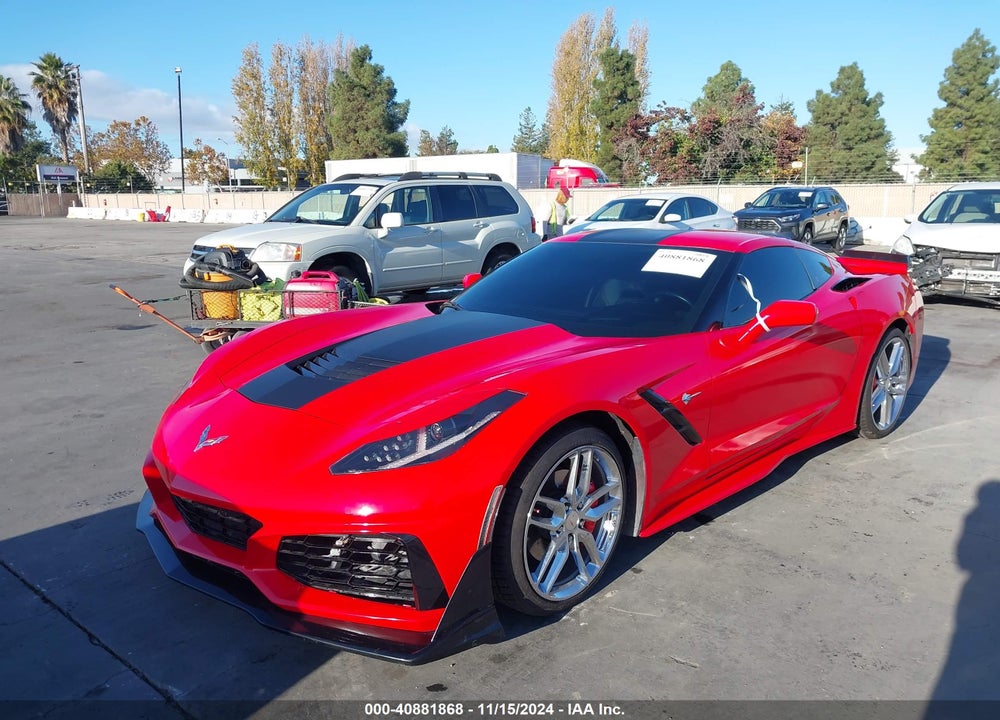 2017 CHEVROLET CORVETTE STINGRAY VIN: 1G1YF2D73H5119768