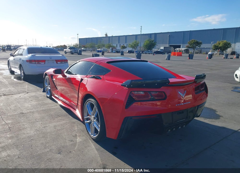 2017 CHEVROLET CORVETTE STINGRAY VIN: 1G1YF2D73H5119768