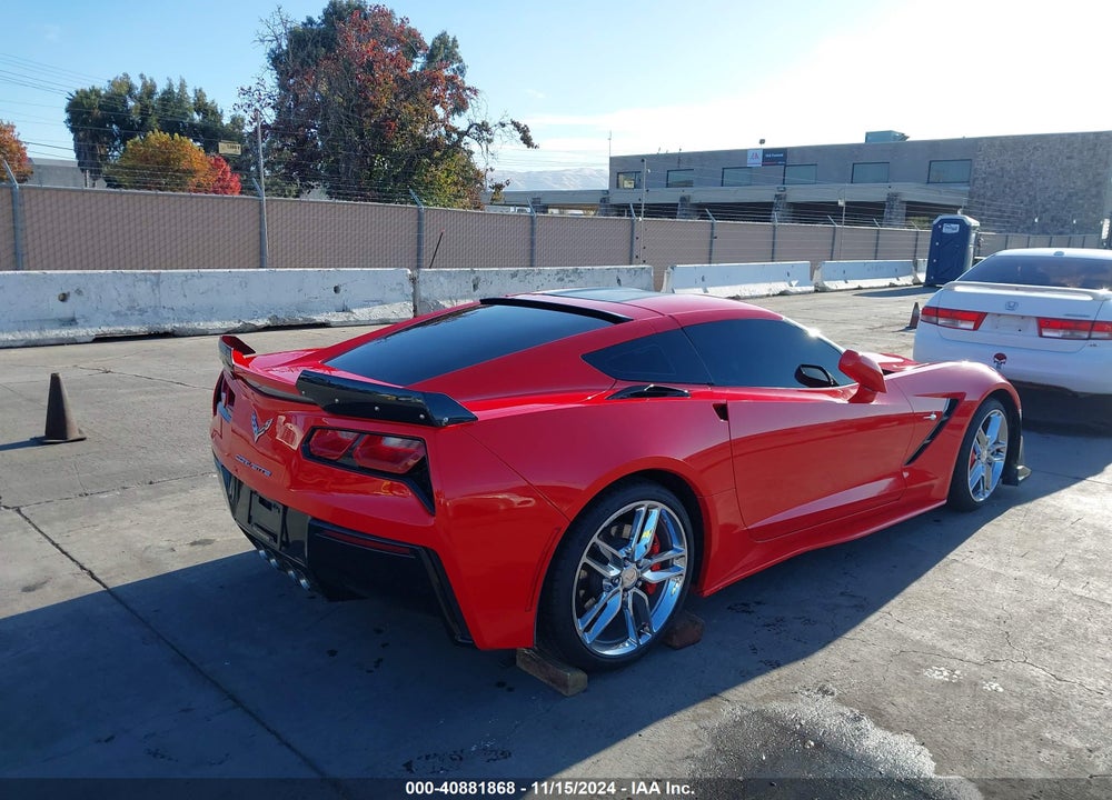 2017 CHEVROLET CORVETTE STINGRAY VIN: 1G1YF2D73H5119768