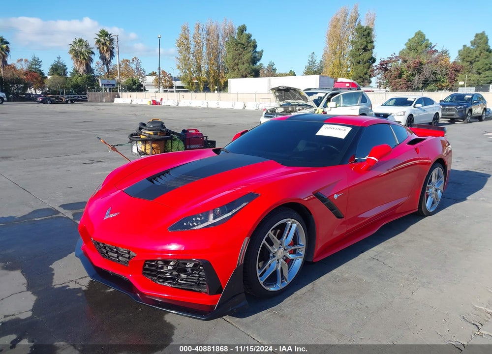 2017 CHEVROLET CORVETTE STINGRAY VIN: 1G1YF2D73H5119768