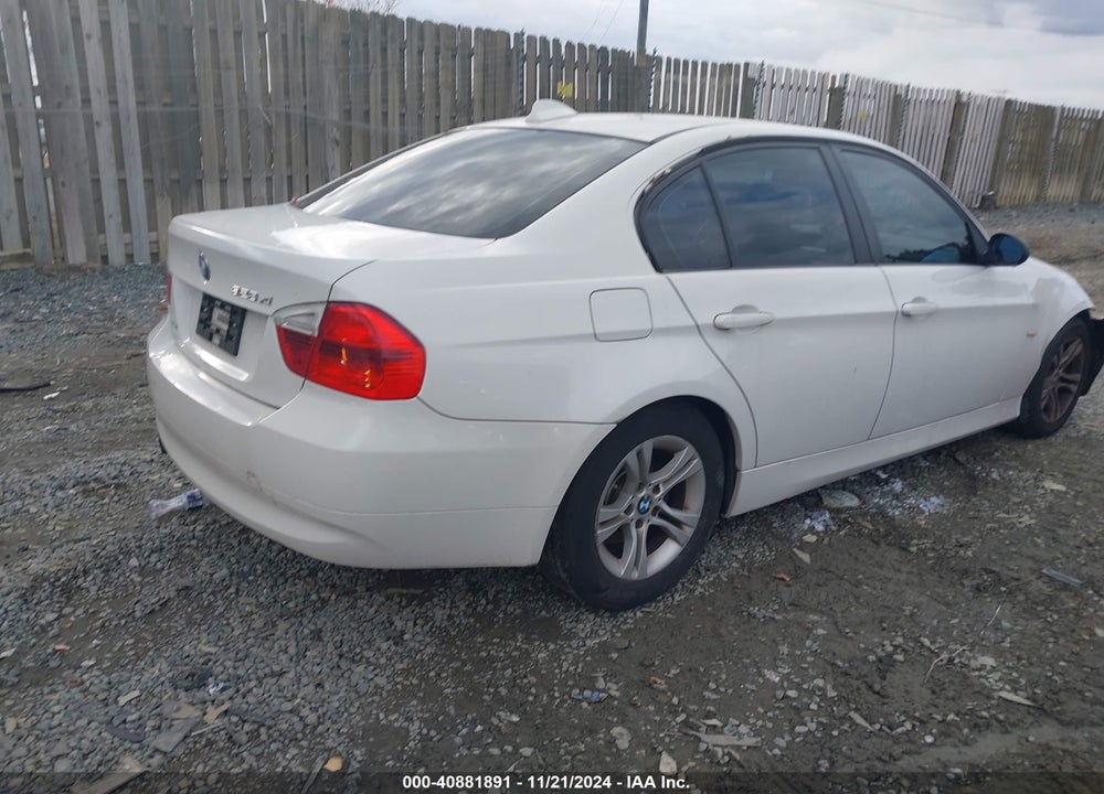 2008 BMW 328XI VIN: WBAVC73538KX91120