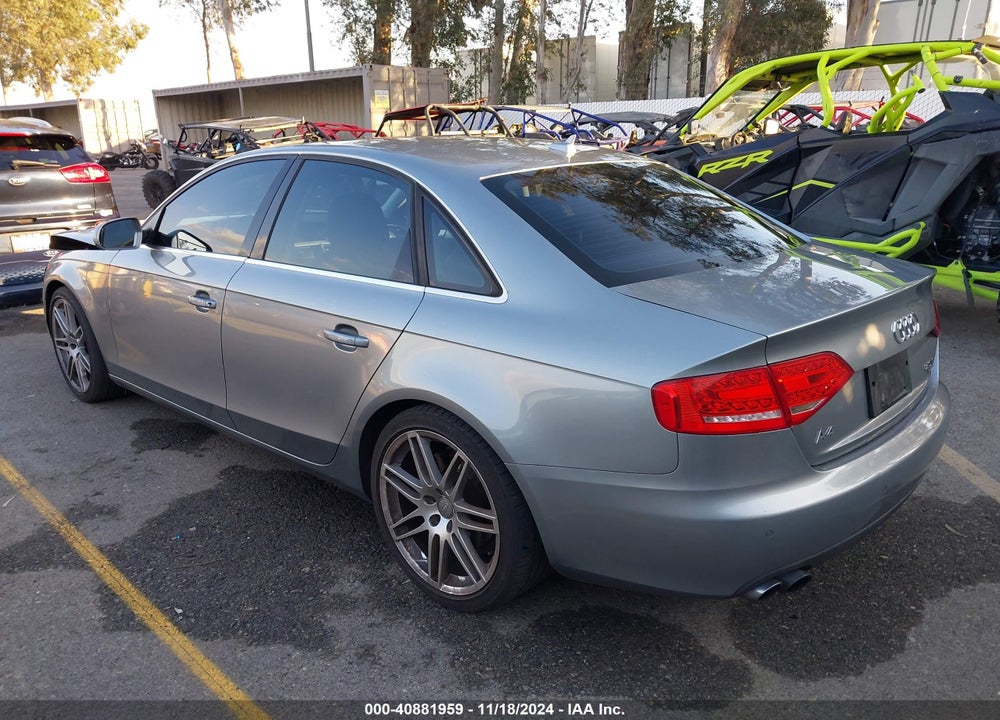 2011 AUDI A4 2.0T PREMIUM VIN: WAUFFAFL9BN052164