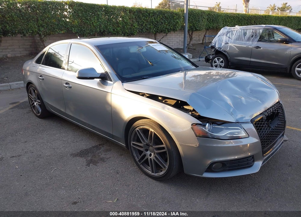 2011 AUDI A4 2.0T PREMIUM VIN: WAUFFAFL9BN052164