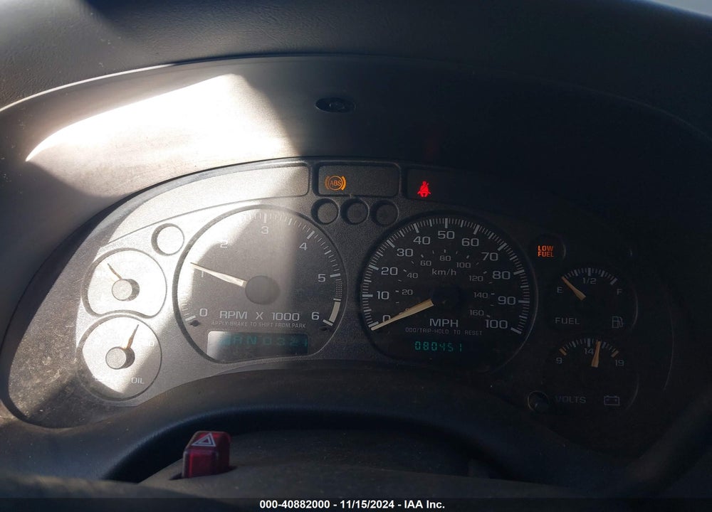 2003 CHEVROLET S-10 LS VIN: 1GCDT19X338259103