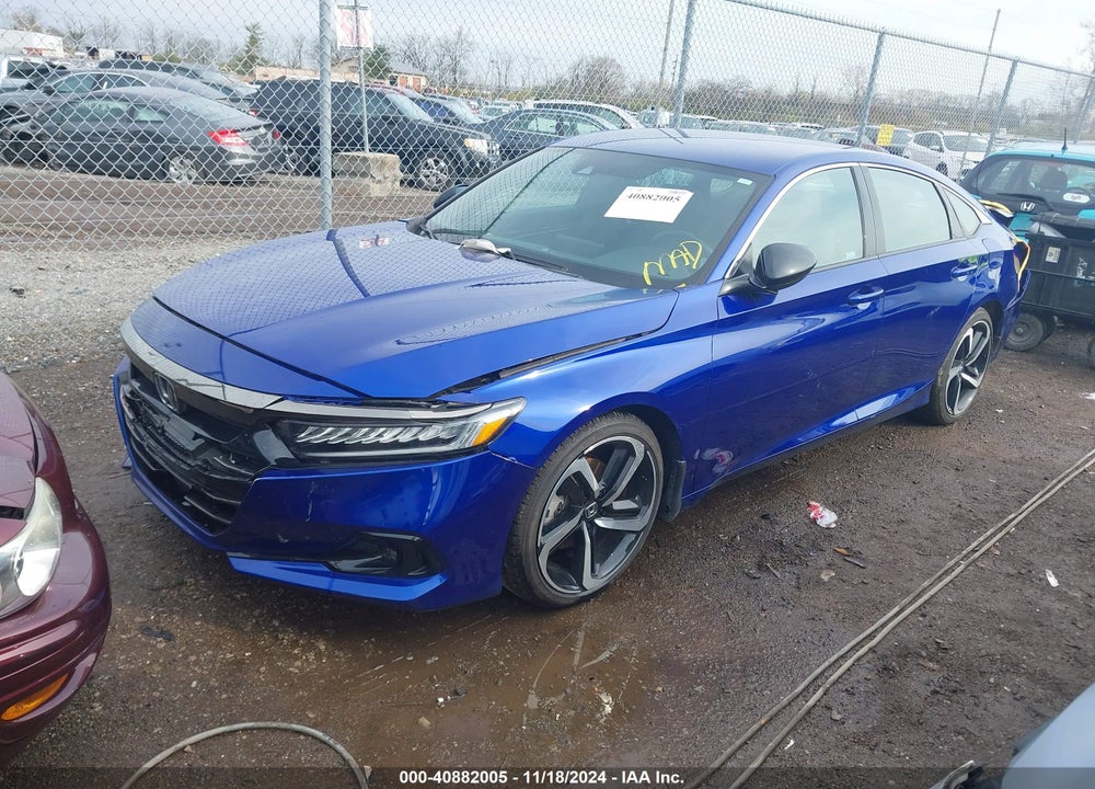 2022 HONDA ACCORD SPORT VIN: 1HGCV1F39NA047908