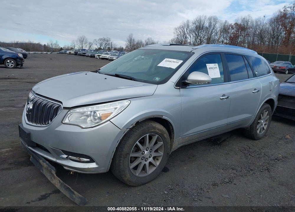 2017 BUICK ENCLAVE LEATHER VIN: 5GAKVBKD7HJ329405