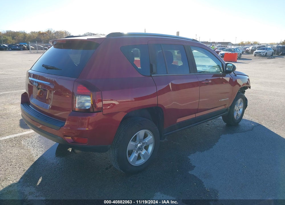 2014 JEEP COMPASS SPORT VIN: 1C4NJCBA8ED539220