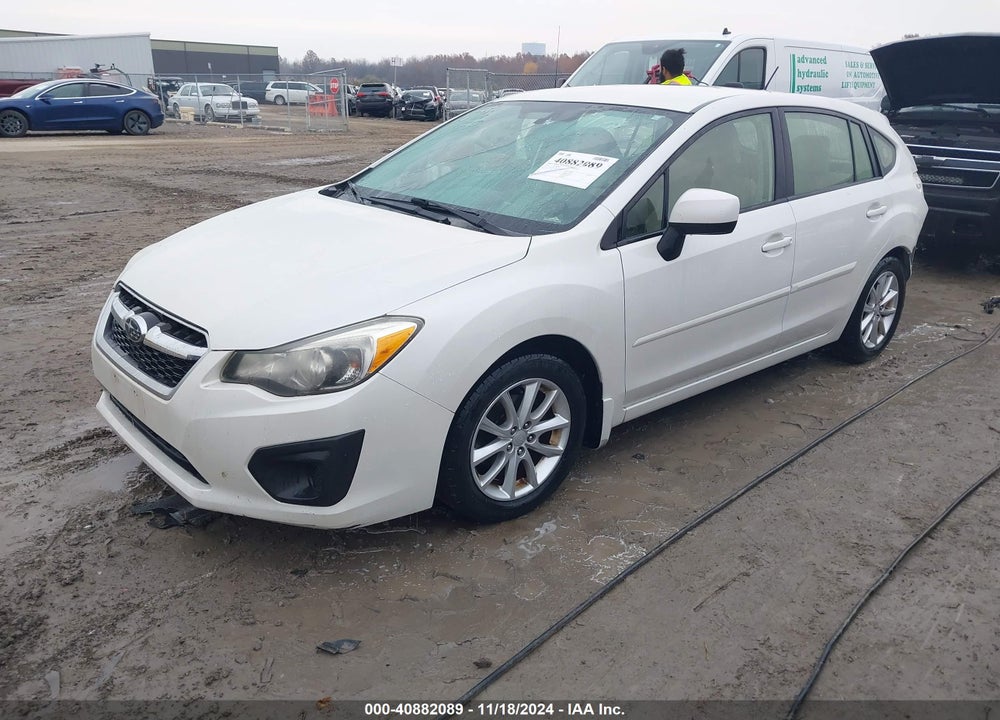 2012 SUBARU IMPREZA 2.0I PREMIUM VIN: JF1GPAC66CH245221