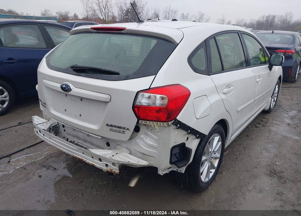 2012 SUBARU IMPREZA 2.0I PREMIUM VIN: JF1GPAC66CH245221