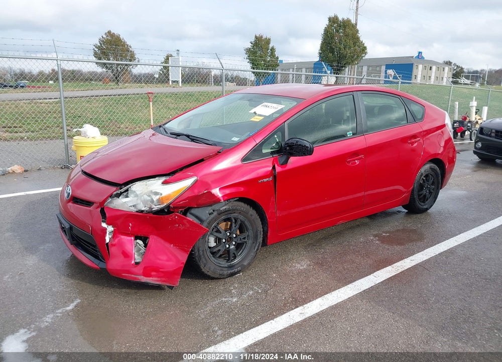 2012 TOYOTA PRIUS TWO VIN: JTDKN3DU2C1527206