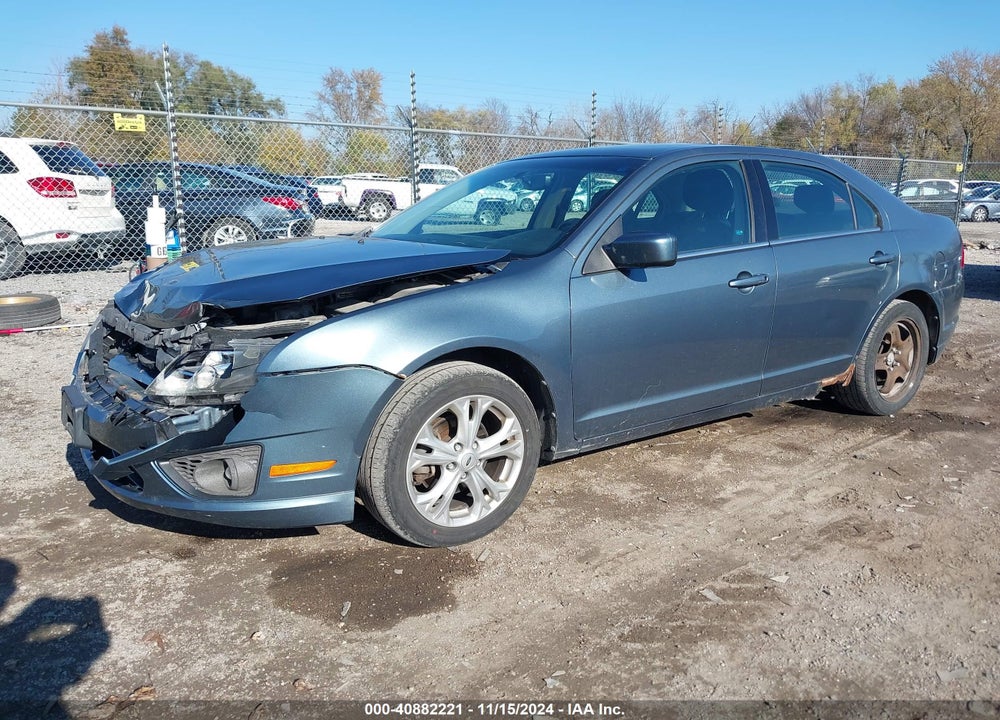 2012 FORD FUSION SE VIN: 3FAHP0HA7CR123378