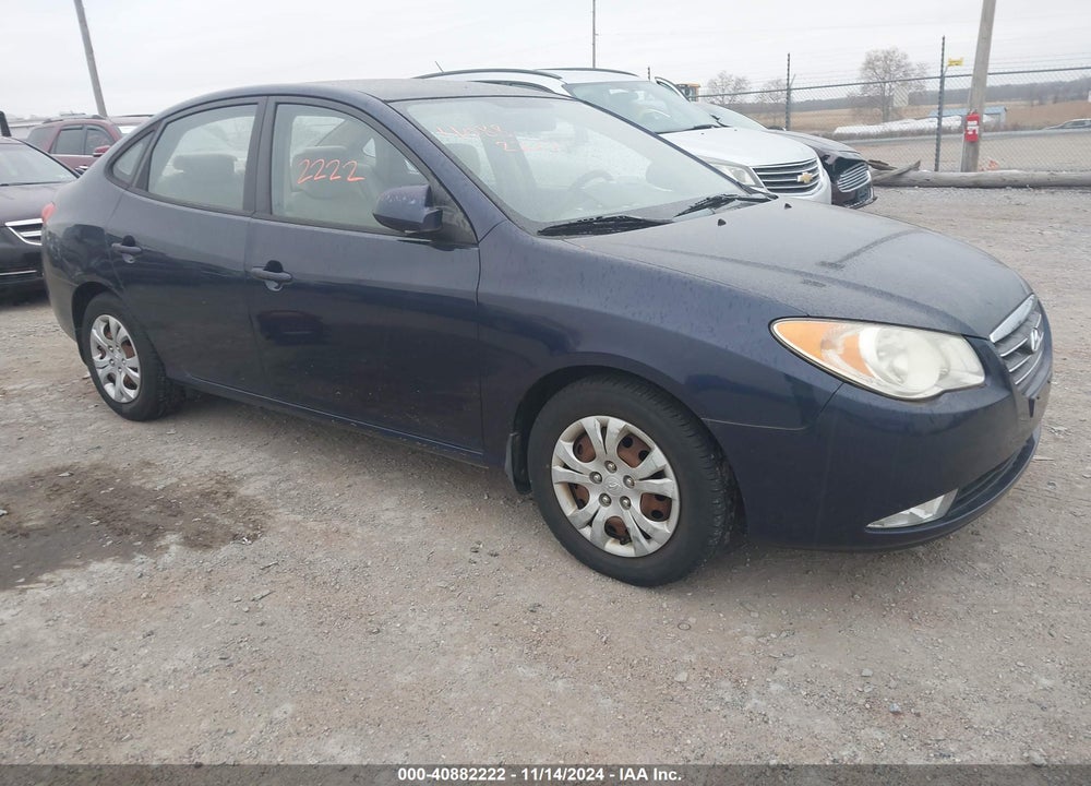2009 HYUNDAI ELANTRA GLS VIN: KMHDU46D99U792545