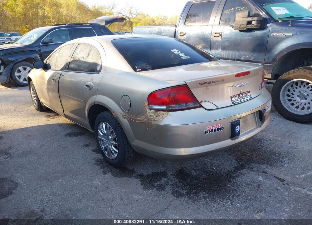2004 CHRYSLER SEBRING LX VIN: 1C3EL46R04N184542