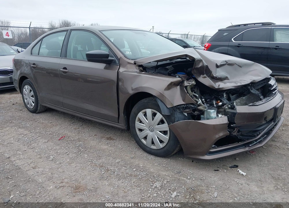 2015 VOLKSWAGEN JETTA 2.0L S VIN: 3VW2K7AJXFM401593