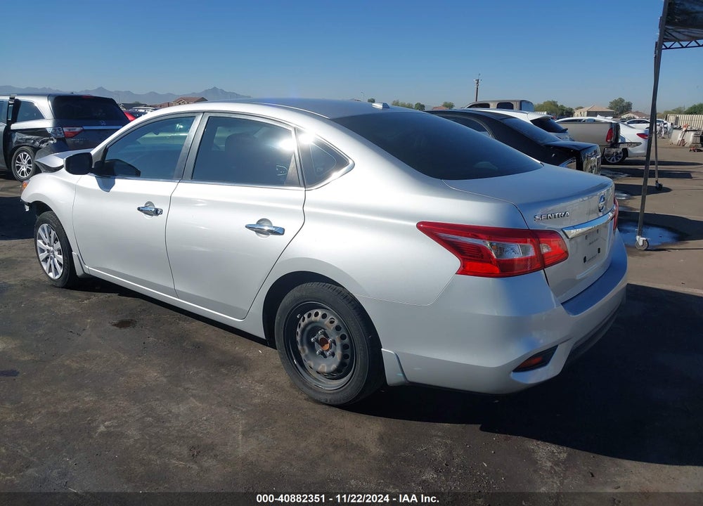 2017 NISSAN SENTRA SV VIN: 3N1AB7AP1HL711758