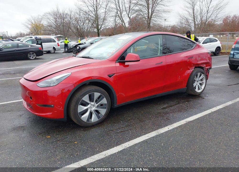 2023 TESLA MODEL Y AWD/LONG RANGE DUAL MOTOR ALL-WHEEL DRIVE VIN: 7SAYGAEE2PF840756