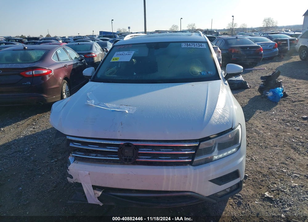 2019 VOLKSWAGEN TIGUAN 2.0T SE/2.0T SEL/2.0T SEL R-LINE/2.0T SEL R-LINE BLACK VIN: 3VV2B7AX3KM160883