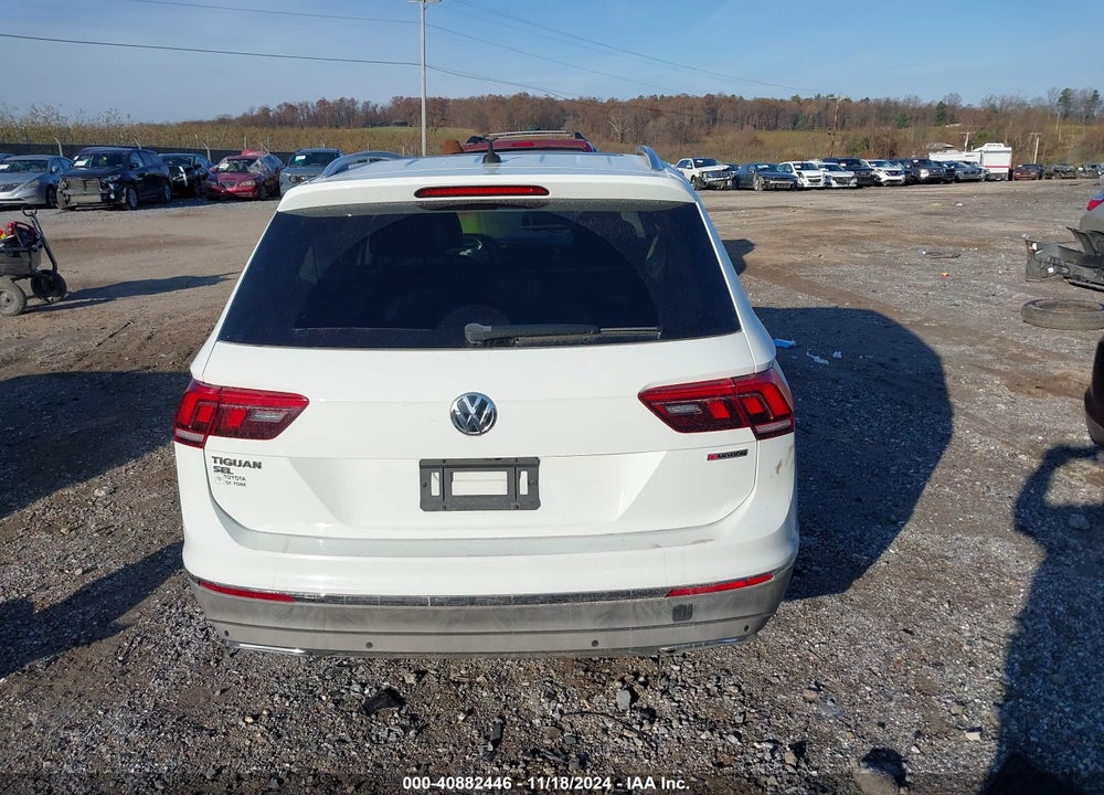 2019 VOLKSWAGEN TIGUAN 2.0T SE/2.0T SEL/2.0T SEL R-LINE/2.0T SEL R-LINE BLACK VIN: 3VV2B7AX3KM160883