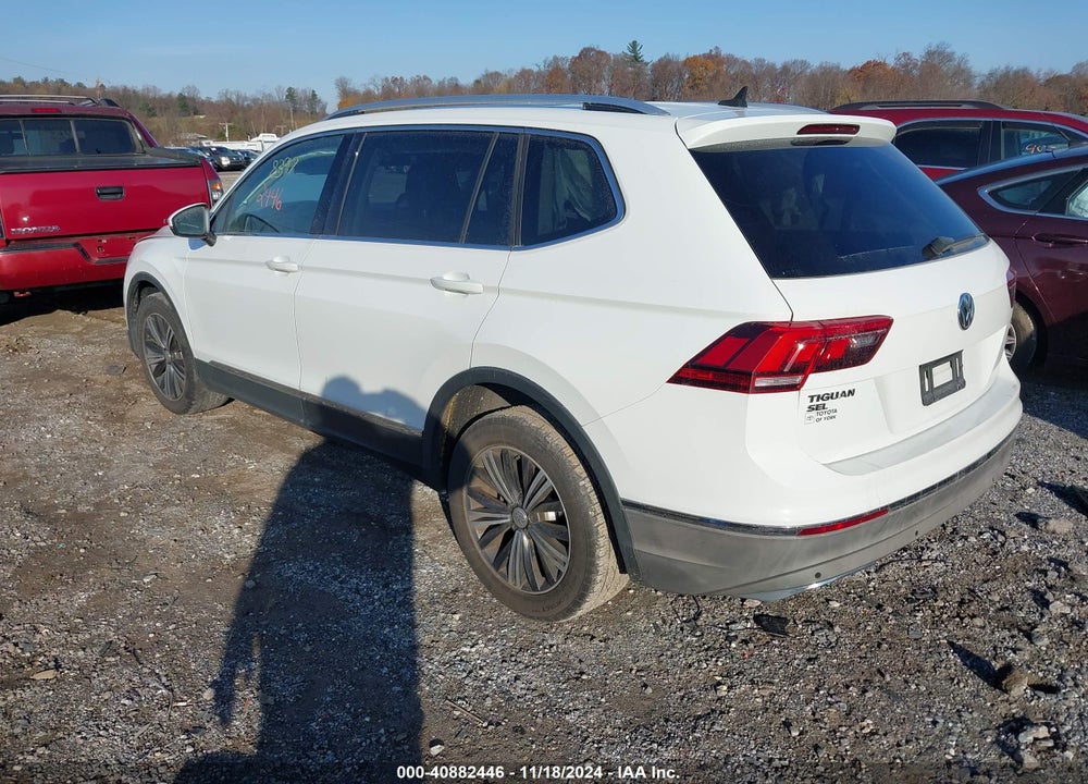 2019 VOLKSWAGEN TIGUAN 2.0T SE/2.0T SEL/2.0T SEL R-LINE/2.0T SEL R-LINE BLACK VIN: 3VV2B7AX3KM160883