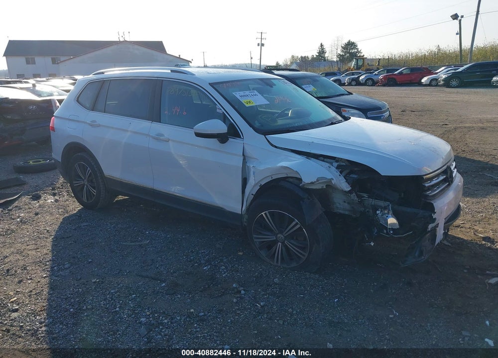 2019 VOLKSWAGEN TIGUAN 2.0T SE/2.0T SEL/2.0T SEL R-LINE/2.0T SEL R-LINE BLACK VIN: 3VV2B7AX3KM160883