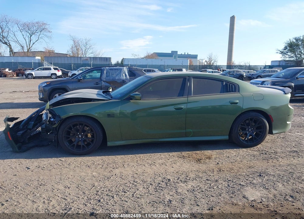 2019 DODGE CHARGER SCAT PACK RWD VIN: 2C3CDXGJ6KH734072