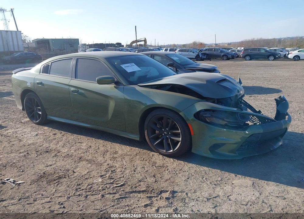 2019 DODGE CHARGER SCAT PACK RWD VIN: 2C3CDXGJ6KH734072