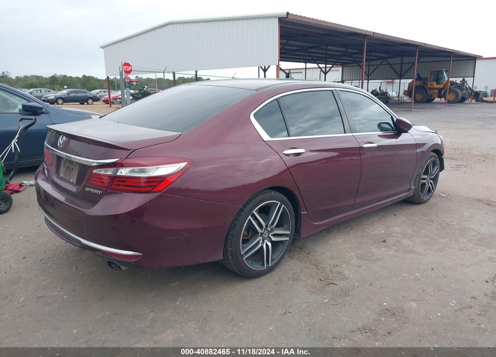 2017 HONDA ACCORD SPORT VIN: 1HGCR2F55HA217200