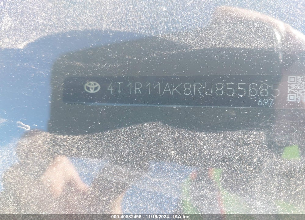 2024 TOYOTA CAMRY VIN: 4T1R11AK8RU855685