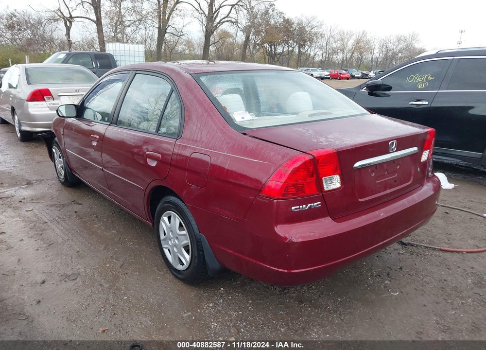 2003 HONDA CIVIC VIN: 2HGES16553H553138
