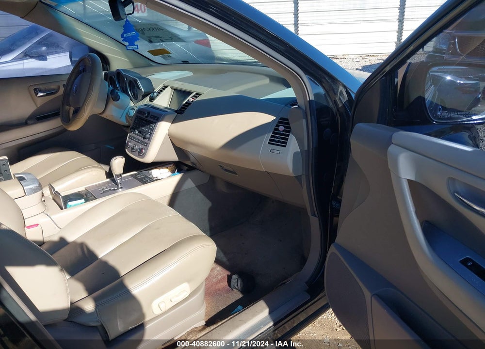 2006 NISSAN MURANO SL VIN: JN8AZ08T56W404074