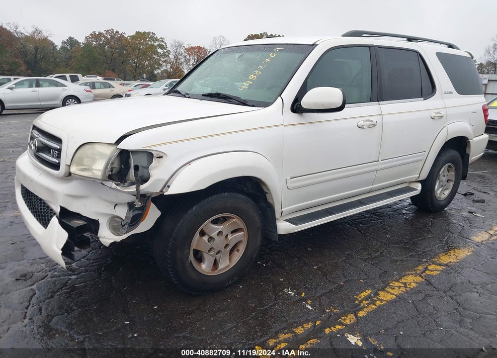 2001 TOYOTA SEQUOIA LIMITED V8 VIN: 5TDZT38AX1S011244