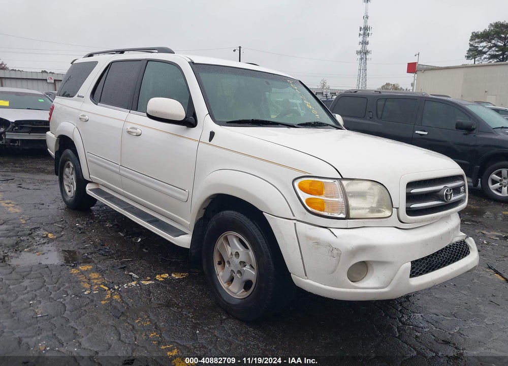 2001 TOYOTA SEQUOIA LIMITED V8 VIN: 5TDZT38AX1S011244